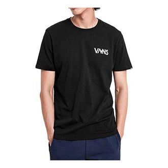 Vans Mens Vans Skeleton Printing Short Sleeve Black VN0A4MLVBLK