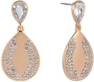 Shelli Segal Crystal Teardrop Earrings in Gold at Nordstrom Rack
