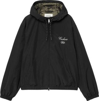 Carhartt Work in Progress Travon Jacket - Dames - Vesten met rits - Zwart - XS - Nylon - Hoodies & sweatvesten