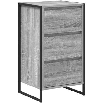 vidaXL Sideboard Grey Sonoma 42 x 36 x 75.5 cm Engineered Wood vidaXL