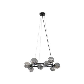 Lucande L&aacute;mpara Colgante naelen En Negro De Metal - Lucande