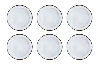 Bj&ouml;rn Borg Plato &Oslash;26cm - 6 Piezas - Blanco marfil