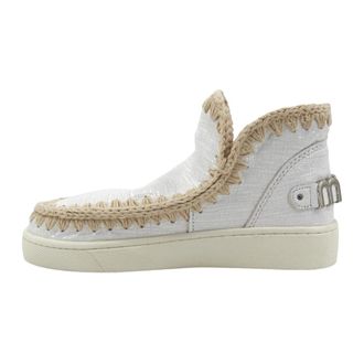 Mou Enkellaars - Dames - Schoenen - Wit - Maat: 39 EU Leer