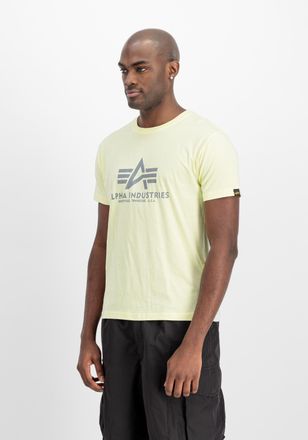 Alpha Industries T-Shirt ALPHA INDUSTRIES Basic T-Shirt BL, Herren, Gr. XL, gelb (retro gelb), Obermaterial: 100% Baumwolle, Shirts T-Shirt