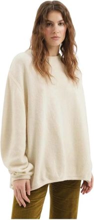 1989 STUDIO Beige Trui met Ronde Hals - Dames - Ronde hals truien - Beige - XS - Truien & Vesten
