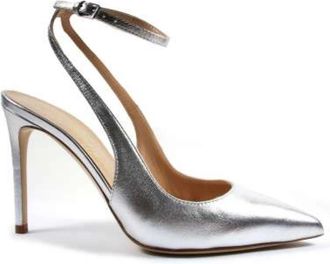 Ninalilou Schoenen - Dames - Pumps - Grijs - 37 1/2 EU - Leer - Schoenen