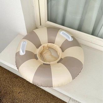 OEM Flotador Hinchable Beige Para Ni&ntilde;os De 2 A 6 A&ntilde;os, Incluye Asiento Y Asas, 65 Cm