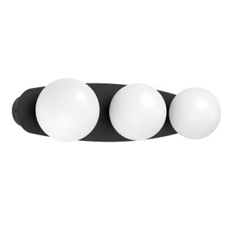 Eglo Applique Moderna Castrovido Acciaio Nero Bianco 3 Luci G9 4,2 Ip44