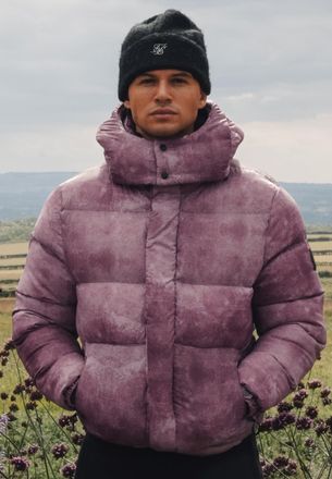 Siksilk Chaqueta para Hombres en Borgo&ntilde;a Puffer XXL