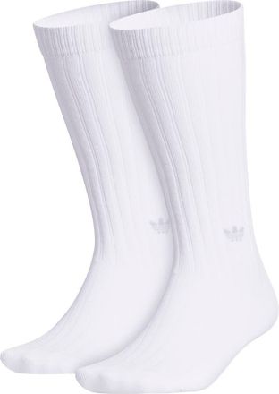 adidas Gender Inclusive Originals 2-Pack Crew Socks in White/Clear Grey at Nordstrom, Size Medium