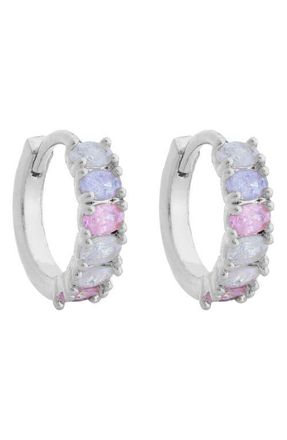 Girls Crew Dreaming About You Hoop Earrings in Silver at Nordstrom