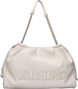 Mario Valentino Vbs 7Lt 02 Schoudertas - Dames - Schoudertassen - Beige - ONE Size - Leer - Tassen