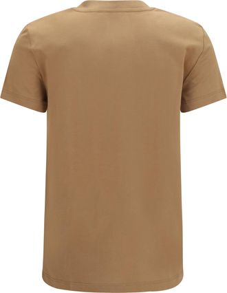 Max Mara Womens Papaia T-Shirt Cammello Cotton T-Shirts And Polos