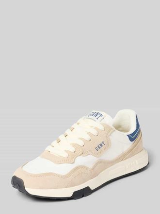 GANT Sneaker aus Leder-Textil-Mix Modell Youtron in Weiss, Gr&ouml;&szlig;e 40