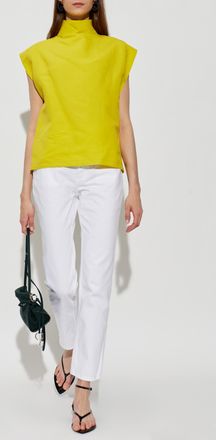 Alaia Straight-leg Jeans, Womens, White