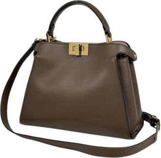 Fendi Pre-owned Handbags, female, Brown, Size: ONE SIZE Pre-owned Vintage Shoulder Bag