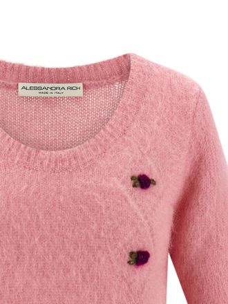 Alessandra Rich Wool Womens Cardigan