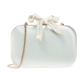 Jimmy Choo London Dames, Tassen, Blauw, Maat: ONE Size Leer