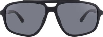 Emporio Armani Polarized Grey Navigator Mens Sunglasses EA4236U 5001T3 59