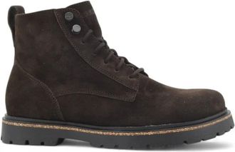Birkenstock Highwood Lace Mid Narrow Fit - Heren - Veterlaarzen - Bruin - 41 EU - Leer - Schoenen