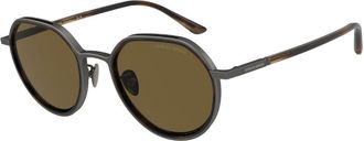 Giorgio Armani AR6144 325973 Mens Sunglasses Gunmetal Size 49