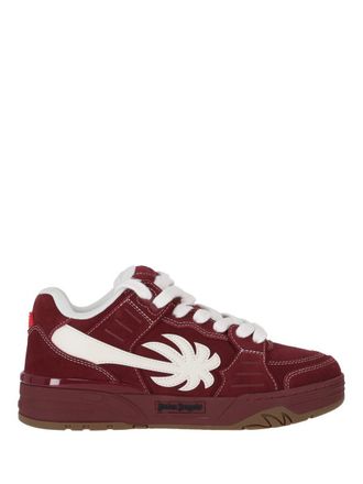 Palm Angels Venice Sneakers Suede Burgundy - White