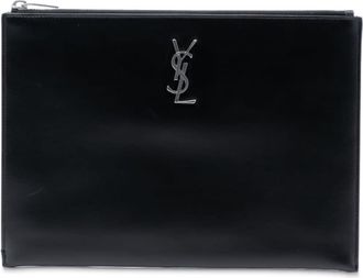 Saint Laurent Pre-owned Saint Laurent Leather Monogram Ipad Case ALMA.453249A.0918