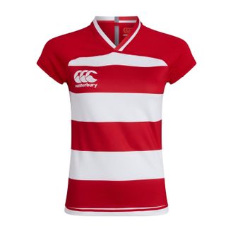 Canterbury Of New Zealand Dames/Dames Evader Gehoepelde Vapodri Jersey (Vlag rood)