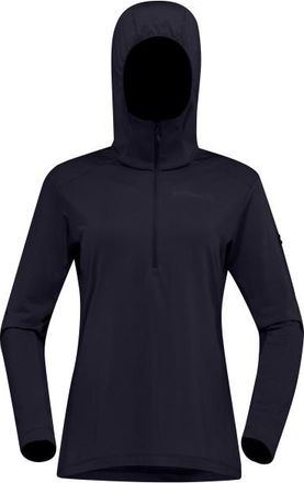 Norr&oslash;na Falketind Warm1 Hood Fleecepullover f&uuml;r Damen | blau
