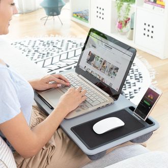 InnovaGoods Innovagoods Deskion Xl Escritorio Port&aacute;til Gris Ergon&oacute;mico