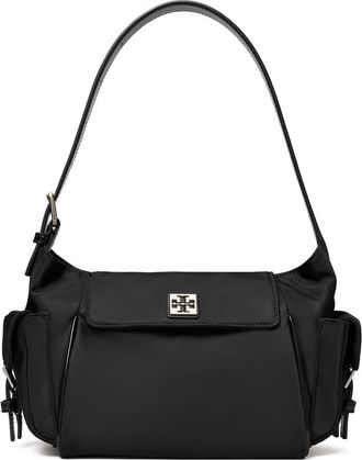 Tory Burch Virginia Pocket Nylon Shoulder Bag in Black at Nordstrom
