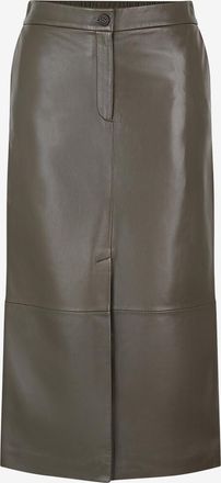 Antonelli Midilanger Glattlederrock Ice Cream