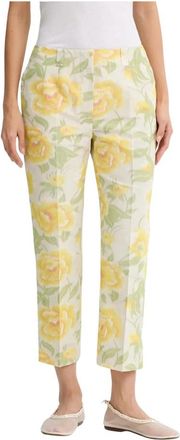 Kenzo Pioenrozen Print Broek - Dames - Vrijetijds broeken - Veelkleurig - XS - Broeken