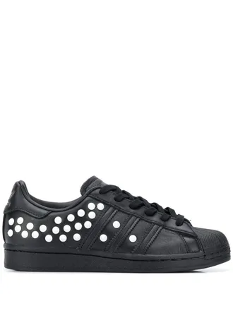 adidas Superstar low-top sneakers - women - Calf Leather - 6.5 - Black