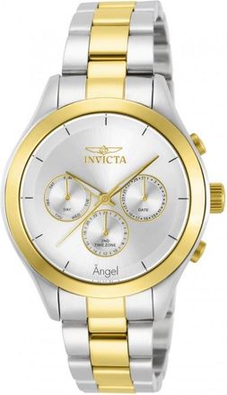 Invicta Angel Multi-Function Silver Dial Two-tone Ladies Watch 13725