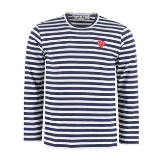 Comme Des Gar&ccedil;ons Long Sleeve Tops, male, Blue, Size: XL Comme des Garcons T-shirts and Polos Blue