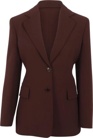 Ermanno Scervino Gekleed jasje - Dames - Blazers - Bruin - S - Leer - Jassen