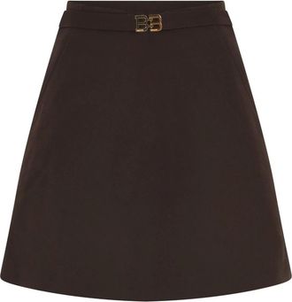 Bruuns Bazaar Ruby Sus BBOenne Skirt - Skirts - Mujer - Marr&oacute;n - XL