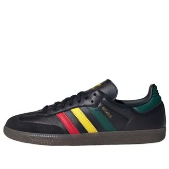 adidas Samba OG Core Black Yellow Collegiate Green IH3119
