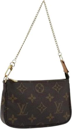 Louis Vuitton Pre-owned Mini Bags, female, Brown, Size: ONE SIZE Pre-owned Pochette accessoires
