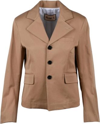 Plan C Chaqueta corta - Jackets - Mujer - Beige - S
