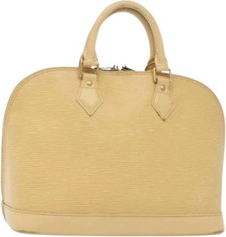 Louis Vuitton Pre-owned Handbags, female, Beige, Size: ONE SIZE Pre-owned Leather Handbag