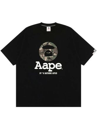 Aape By A Bathing Ape T-shirt con logo - Nero