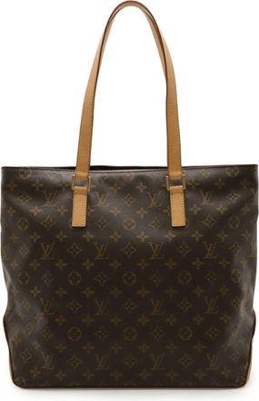Louis Vuitton Brown Canvas Shoulder Bag Tote Bag (Pre-Owned)