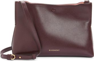 Givenchy Day Pochette Leather Crossbody Bag in Burgundy at Nordstrom