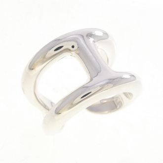 Herm&egrave;s Silver 925 Band Ring (Pre-Owned)