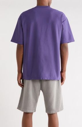 Carhartt Work in Progress WIP Label Embroidered Oversize Organic Cotton T-Shirt in Calla at Nordstrom, Size Xx-Large