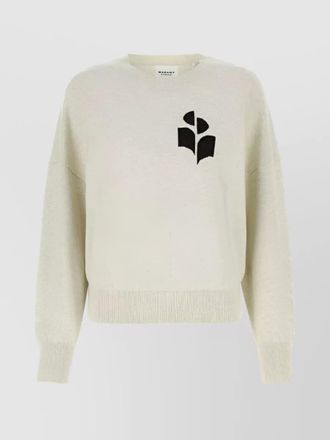 Isabel Marant logo-intarsia crewneck jumper