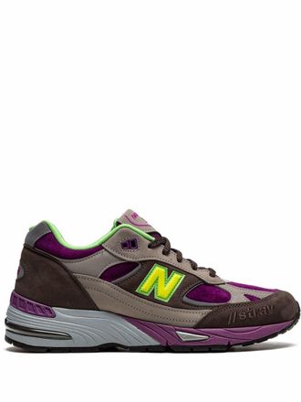 New Balance x Stray Rats 991 Brown sneakers - Grey