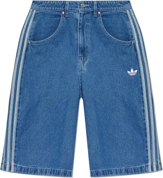 adidas Heren, Korte broeken, Blauw, Maat: W34 Denim